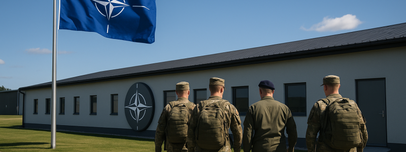 Staben blir en del av Natos kommandostruktur och bemannas centralt av NATO. Illustration: AI-genererad bild. Ej ett fotografi. Upphovsrätt © Conventus– AI-genererat innehåll. Inget av materialet får reproduceras eller användas i andra sammanhang utan skriftligt medgivande.