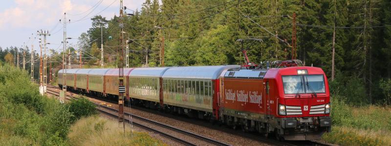 Snälltågets Berlinavgångar gör även stopp i Hamburg. Pressbild: Snälltåget