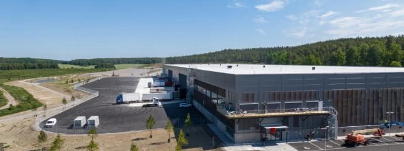 Klinga Logistikpark, strax söder om Norrköping. Foto: Niam