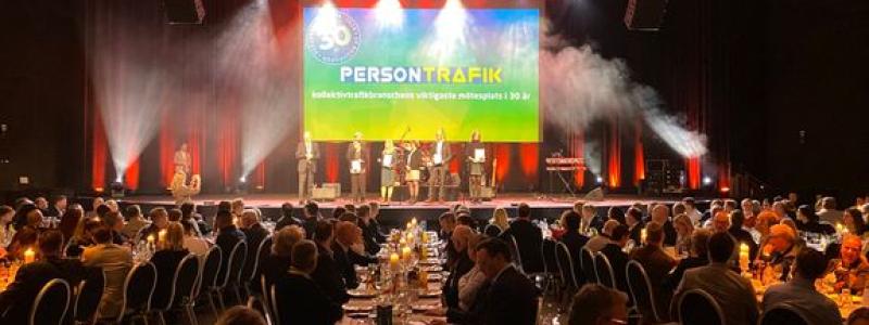 Priset delades ut på Persontrafik -24 i Göteborg. Foto: Transportföretagen