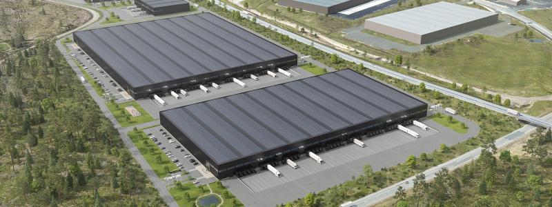 Ambitionen är att påbörja byggproduktion under första halvåret 2024. Foto: Nordsten Development