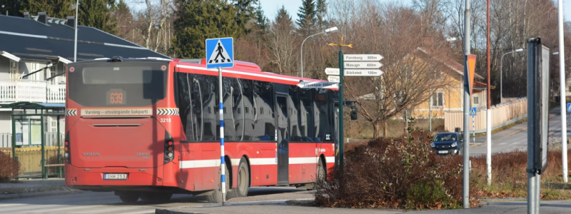 Kraftiga försämringar av kollektivtrafiken i Norrtälje. Foto: Norrtälje kommun