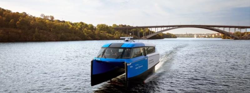 Driftstarten med Candela P-12 ’Nova’ är planerad till sommaren 2026. ’Nova’ gick tidigare i trafik på Ekerö.
 Foto: Waxholmsbolaget