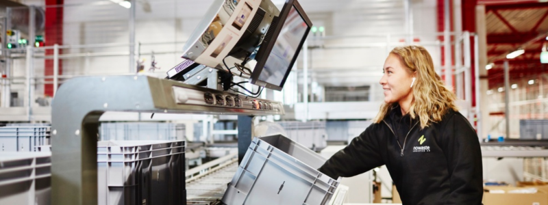 Nowaste har för installationen av AutoStore valt Swisslog som partner. Foto: Nowaste
