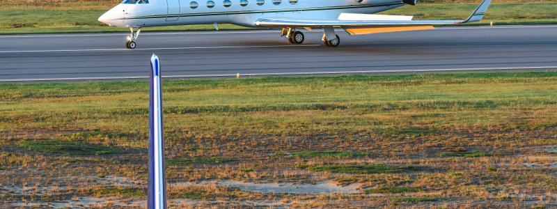 Gulfstream G550 bakom Airbus A320neo. Foto: Niklas Jonasson/Unsplash