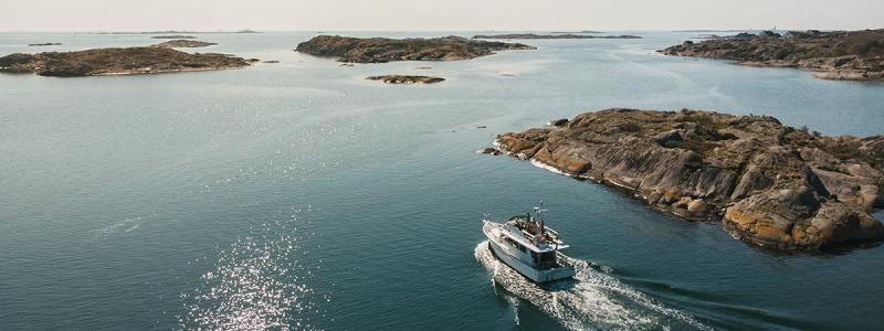 Go:LEIF är ett svensk-norskt EU-projekt som installerat laddpunkter för elbåtar mellan Göteborg och norska Agder. Det samlar kommuner, hamnar och företag för att testa teknik och affärsmodeller. Business Region Göteborg deltar som partner och kopplar ihop aktörer. Foto: Foto: Happy Visuals/Göteborg & Co