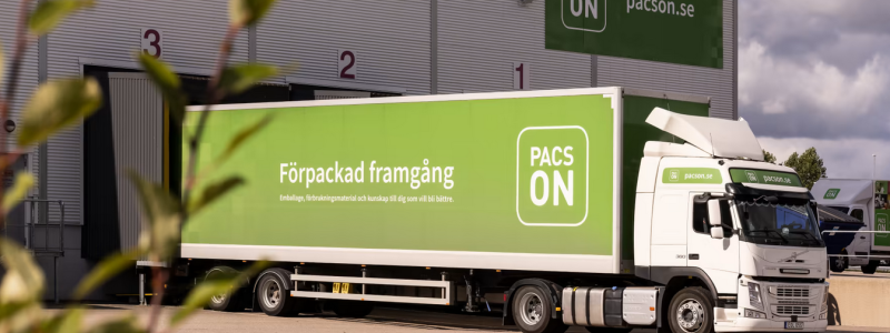 Pacson bytte ut 85 000 liter diesel och minskade sina utsläpp med 230 ton CO2-ekvivalenter per år. Foto: Pacson