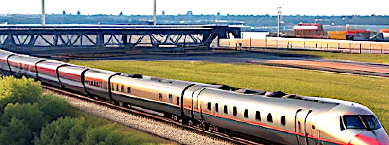 Flyget och järnvägen, två konkurrenter. Bild: Arkivbild