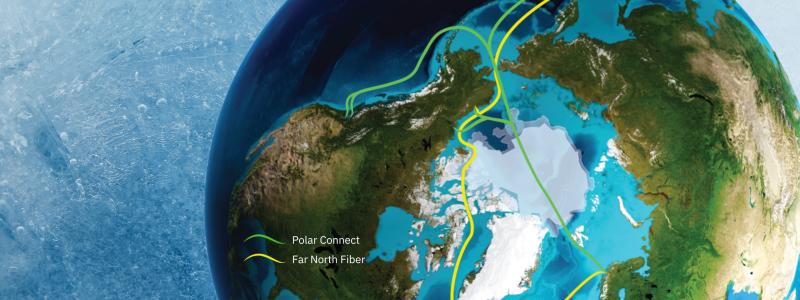 Den planerade kabeln ska gå via ögruppen Svalbard ut i Norra ishavet. Bild: NORDUnet