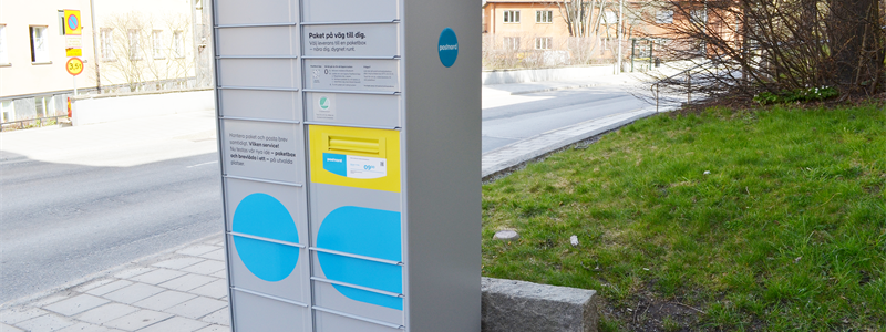 Boxen kombinerar både paket och brev. Fotograf: PostNord Sverige