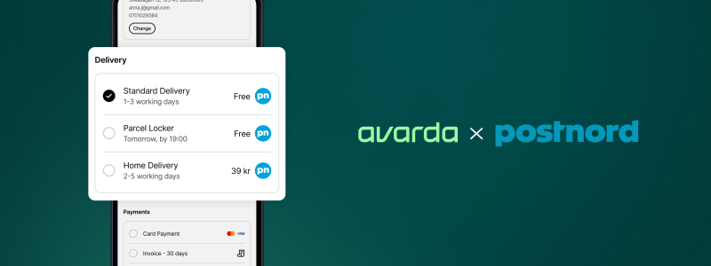 Först ut att integreras med PostNords nya widget är Avarda Checkout. Foto: PostNord
