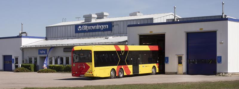 Varannan tung buss har brister. Foto: Bilbesiktningen
