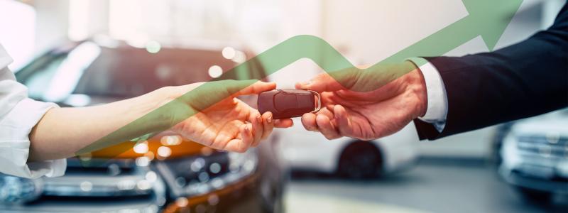 Under 2025 ökade både volymerna och andelen privatleasing, som nu står för nära varannan ny bil på privatmarknaden. Foto: vroom