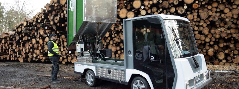 PRO Litium MAX GT - eldriven sopbil. Foto: E-TRON