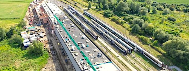 Moderniseringsarbeten pågår samtidigt i stora delar av landet. Foto: Polska ministeriet för infrastruktur.