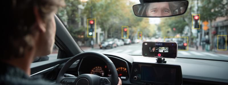 QTPIE:s automatiserade körprovssystem i praktiken. Foto:  Brad Borkowski (Virginia DMV)