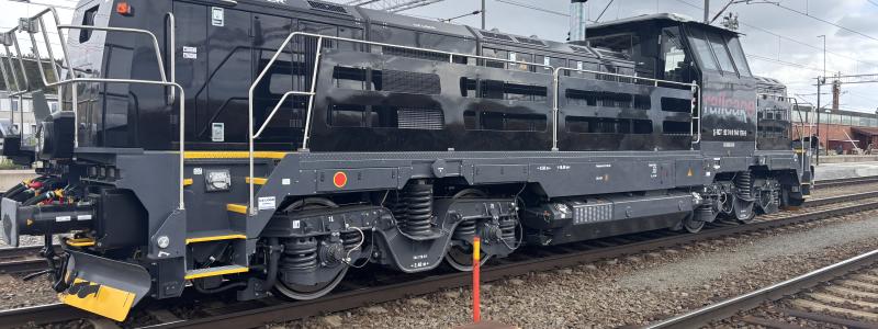 Röjningslok Ånge. Foto: Railcare