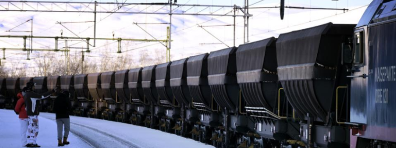 Railcare utför transporter på Malmbanan för LKAB och Kaunis Iron. Foto: Arkivbild.