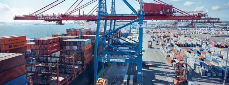 Rederierna väljer APM Terminals Gothenburg som en nyckelpartner i nästa års linjenätverk. Foto: APM Terminals Gothenburg