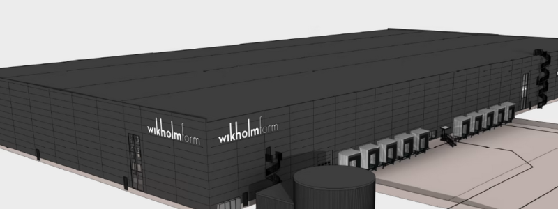 RO-Gruppen tar uppdraget av CA Fastigheter att uppföra miljöcertifierad kontor- och lagerbyggnad i Borås. Bild: RO-Gruppen
