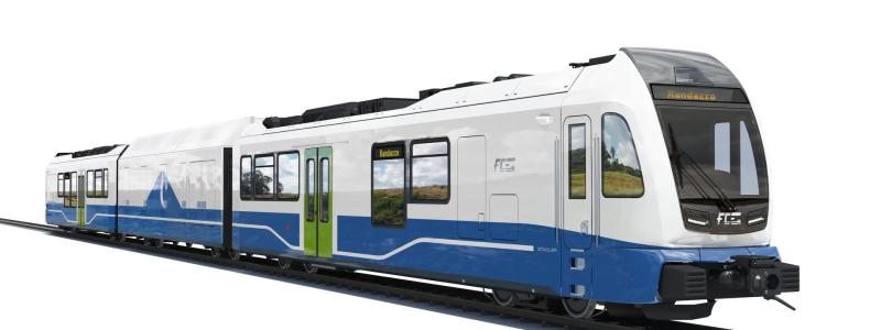 Stadlers nya smalspårståg med vätgasdrift kommer att trafikera linjen mellan Paternò och Randazzo, som går genom Etnas nationalpark på Sicilien. Foto: Stadler