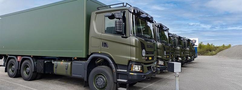 475 tunga fordon ska levereras till Försvarsmakten. Foto: Scania