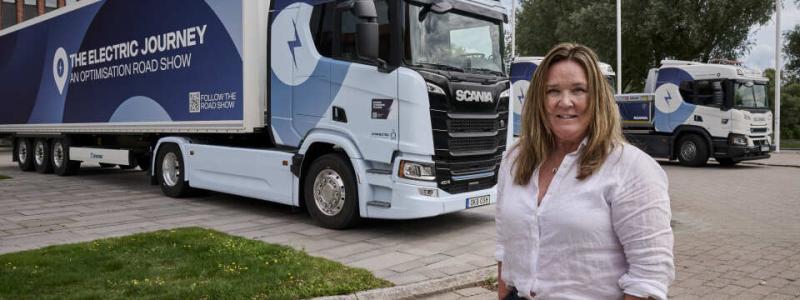 Alexandra Österplan, E-mobility stream leader på Scania. Foto: Scania