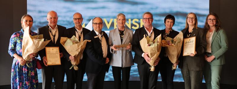 Vinnaren av Årets sjöfartsgärning 2025. Foto: Föreningen Svensk Sjöfart