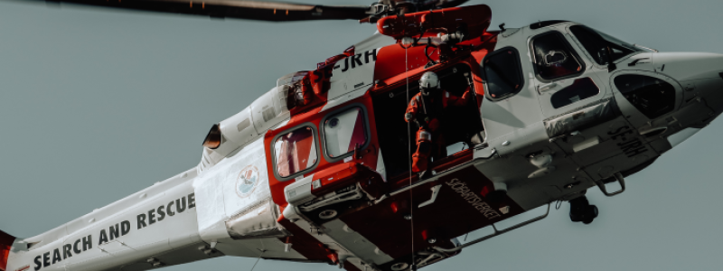 Nu stärker Sjöfartsverket räddningsförmågan till sjöss genom att öppna upp en sjätte helikopterbas. Foto: Julia Last