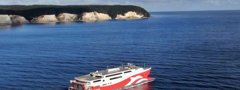 Skane Jet seglar till Sassnitz från Trelleborgs Hamn nästa år. Foto: Trelleborgs Hamn