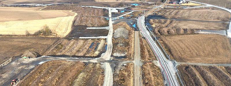 Utbyggnad av dubbelspår är en central åtgärd för att öka kapaciteten och minska förseningar i järnvägstrafiken i Norge. Foto: BaneNOR.