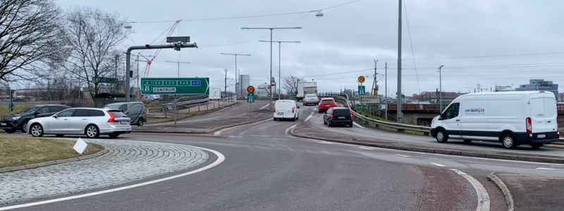 Nu görs förberedelser inför renoveringen av Tingstadstunneln. Foto: Trafik Göteborg