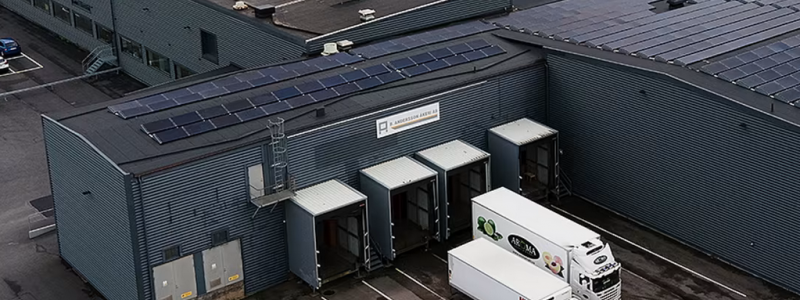 Klimat-Transports nya terminal i Göteborg. Foto: Tempcon