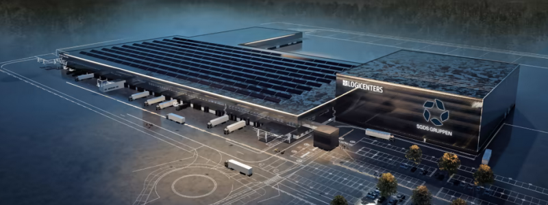 Enaco har fått uppdraget att designa och leverera två serverrum för SGDS gruppen som bygger en ny logistikanläggning i Bålsta. Bild: Enaco
