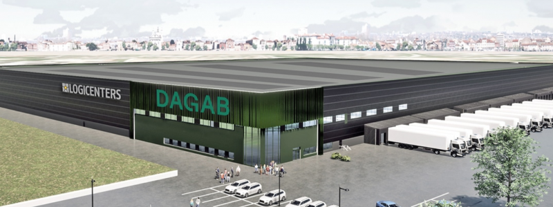 Dagab bygger ett 37 000 kvadratmeter stort helautomatiserat distributionscenter i Landskrona. Foto: Knapp
