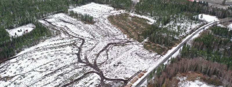 Hammarängen ny logistikhub i ett växande Skellefteå. Foto: Skellefteå kommun