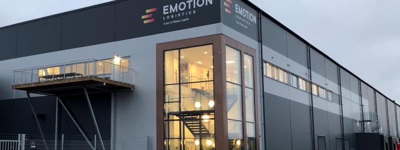 Emotion Logistics hyr hela ytan i fastigheten Stigamo i Jönköping. Foto: SLP