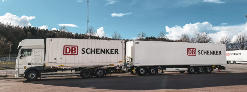 25,25 meter långa ekipage kör varje vecka mellan Göteborg – Hannover och Göteborg – Nürnberg. Foto: DB Schenker
