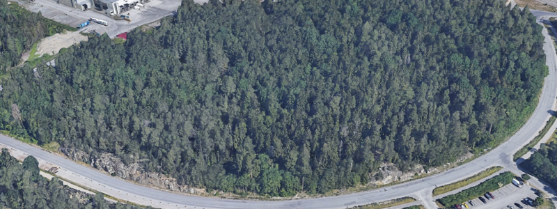 Här tänker Logicenters bygga en toppmodern anläggning med en total yta om 53 050 kvadratmeter. Foto:  Logicenters