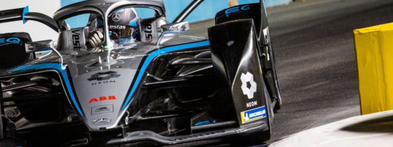 Eventet är en passande arena för ABB:s teknik. Foto: FIA