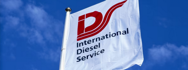 IDS, OKQ8:s servicekoncept för den tunga yrkestrafiken kan nu även tanka på över 80 stationer i Norge. Foto OKQ8