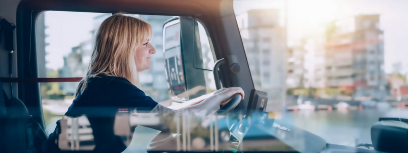 ÖGS testar applikationen ISA som övervakar hastigheter på vägarna. Foto: DB Schenker