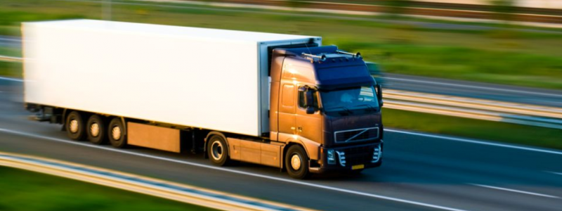 42 procent av de tunga fordonen kör överlastade. Foto: Trafikverket