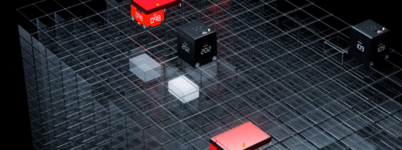 Aim’n bygger nytt lager i Getinge med robotsystemet AutoStore från Element Logic. Foto: AutoStore