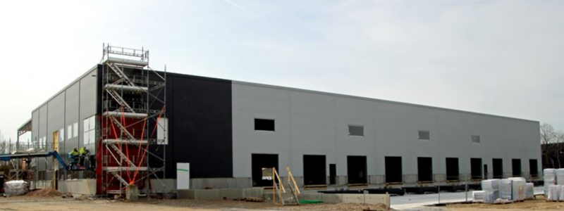 SLP bygger logistikfastighet med total uthyrningsbar yta om cirka 5 900 kvadratmeter. Foto: SLP