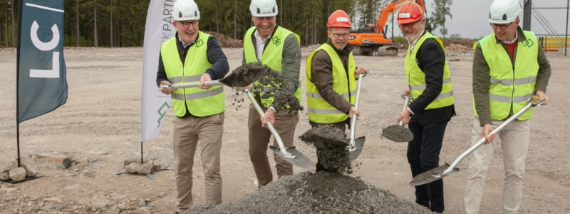 Logistikpartner etablerar en ny modern och hållbar logistikfastighet i Ulricehamn. Foto: Logistic Contractor