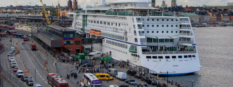 Totala antalet passagerare i färjetrafiken ökar med 94 procent. Foto: Trafikanalys