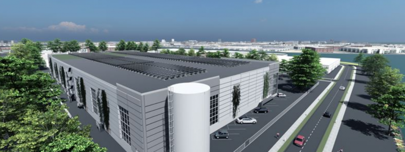 Östra hamnen i Malmö har ett strategiskt läge med närhet till centrala Malmö. Foto: Castellum