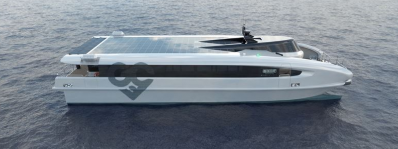 Echandia får order på batterisystem för en utsläppsfri höghastighetskatamaran för kommersiell trafik i Stockholm. Foto: Echandia