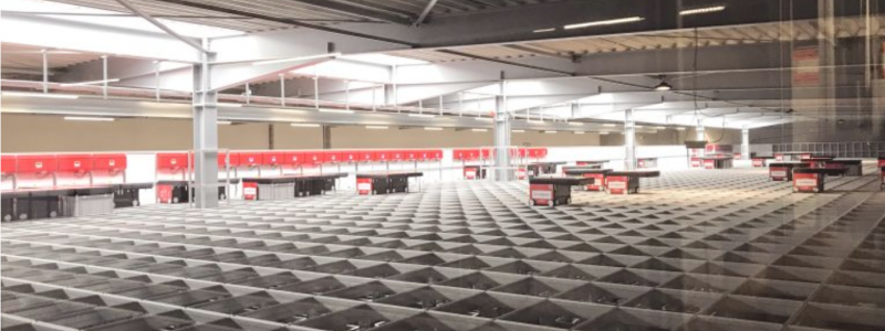 Nordic Nest satsar på automatisering med robotsystemet AutoStore från Element Logic. på Foto: Element Logic